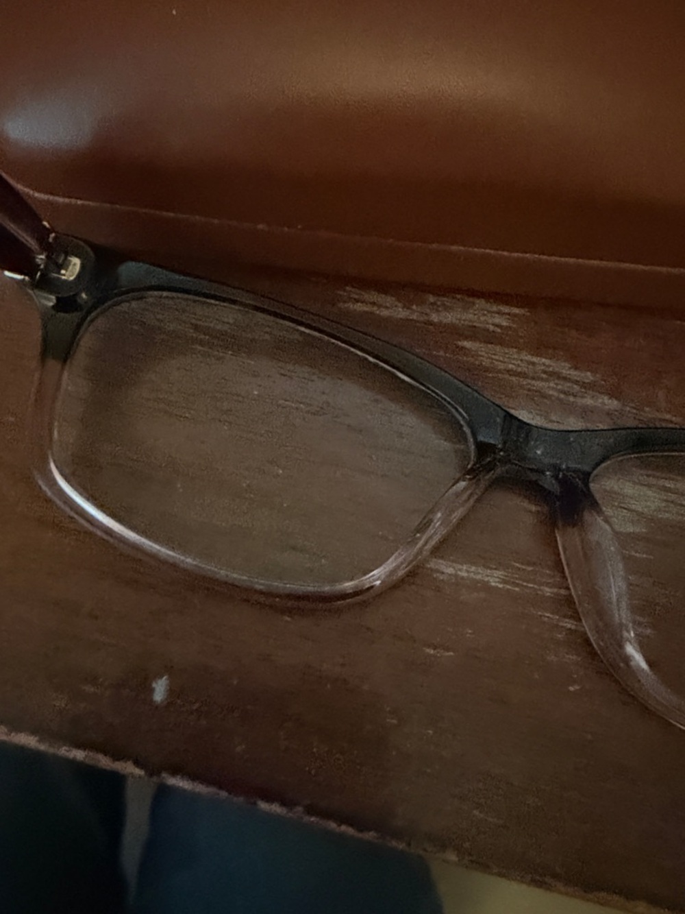 Longchamp Brown tortoise Gradient Rectangular Glasses with logo brown case - Picture 7 of 16